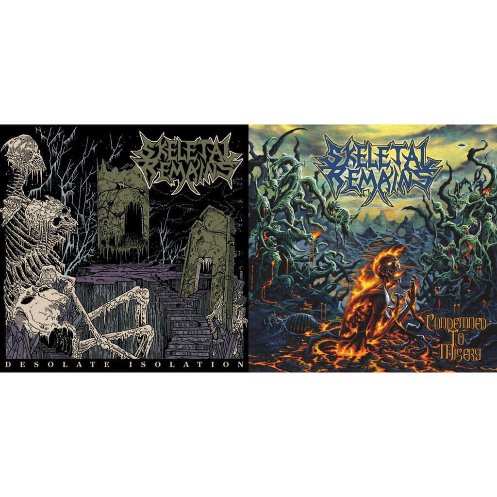 Skeletal Remains - Condemned To Misery (180G/Reissue) & Desolate Isolation (LP/CD/180G/10Th Anniversary Edition)