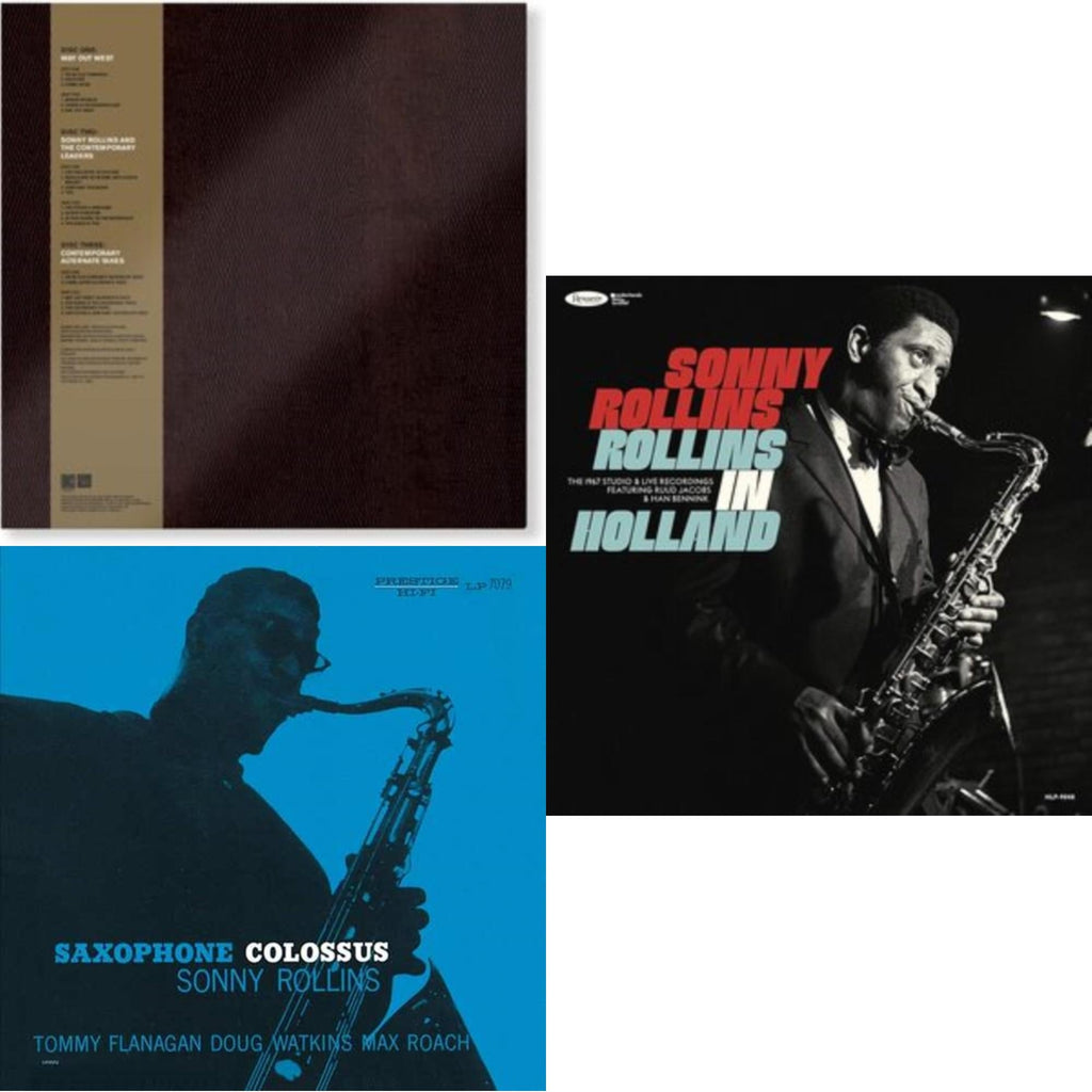 Rollins In Holland: The 1967 Studio & Live Recordings (3LP/Deluxe Edition) & Saxophone Colossus & Go West!: The Contemporary Records Albums (3LP Boxset)