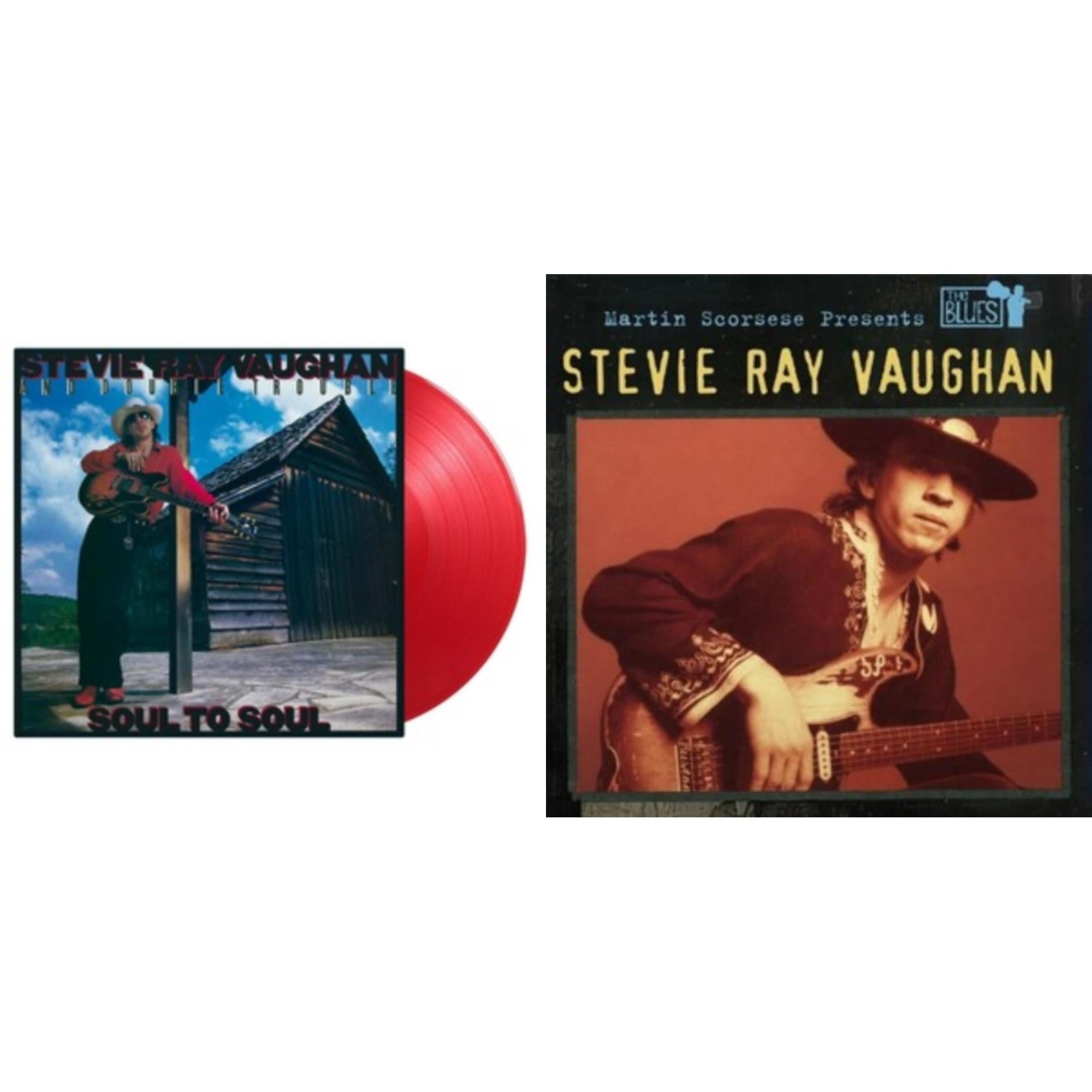 Stevie Ray Vaughan - Martin Scorsese Presents The Blues (Translucent Blue Vinyl/2LP) & Soul To Soul (180G/Translucent Red LP Vinyl)