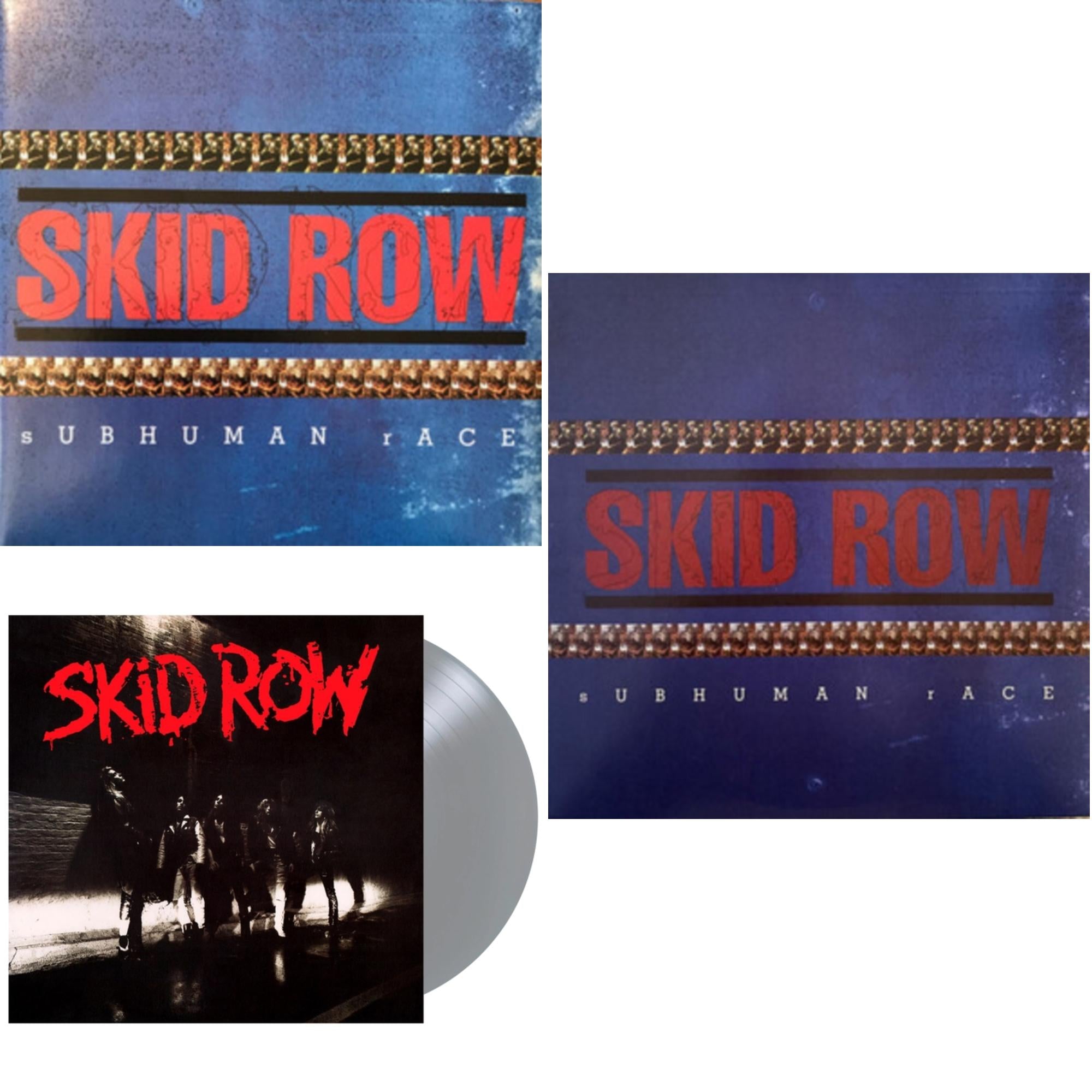Skid Row - Subhuman Race (Blue & Black Marble/2LP) & Skid Row (180G/Silver Metallic LP Vinyl/Limited/Ams Exclusive) & Subhuman Race (2LP)
