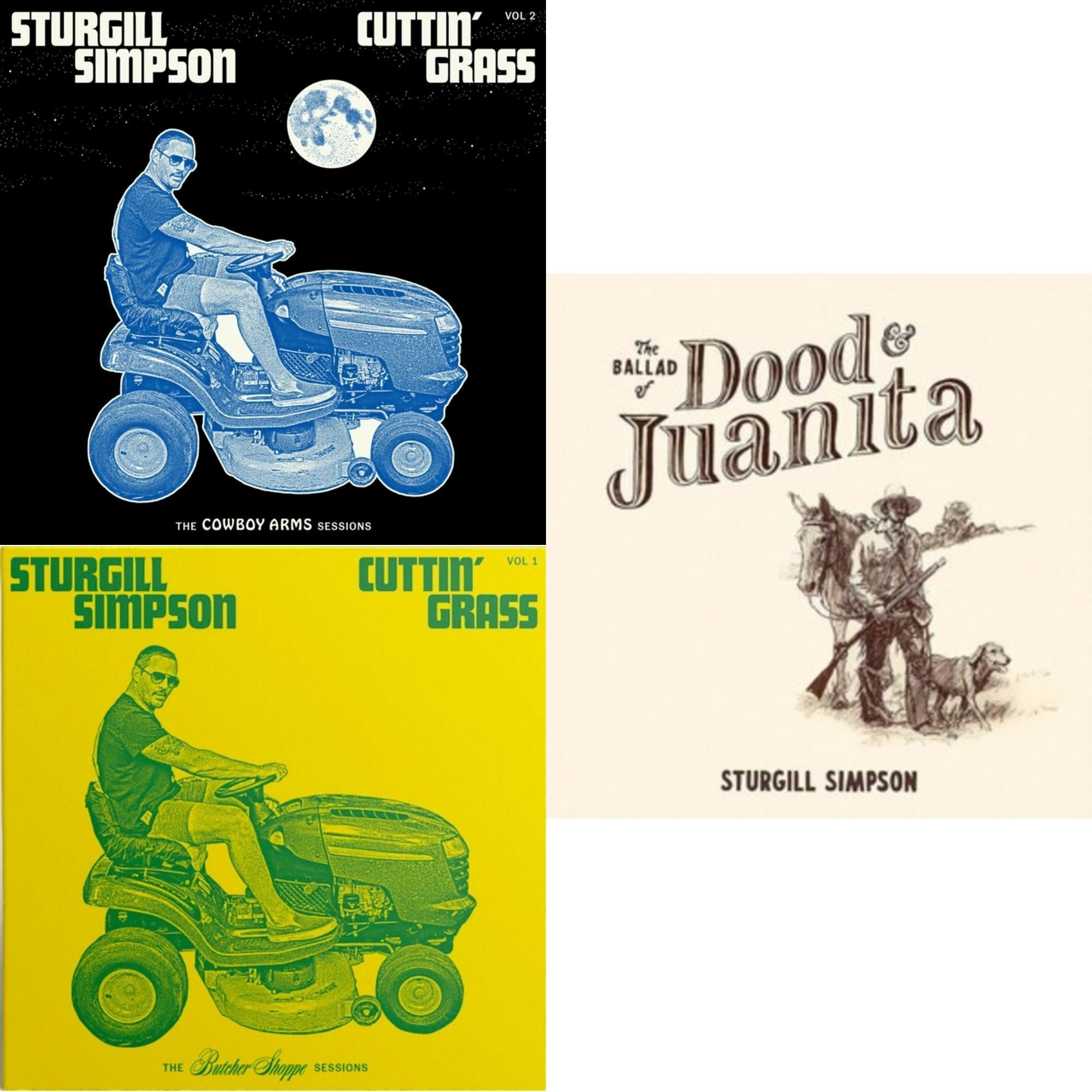 Cuttin' Grass - Vol. 2 (Cowboy Arms Sessions) & Cuttin' Grass (2LP) & Ballad Of Dood & Juanita (Natural Colored LP Vinyl/Insert) (I)