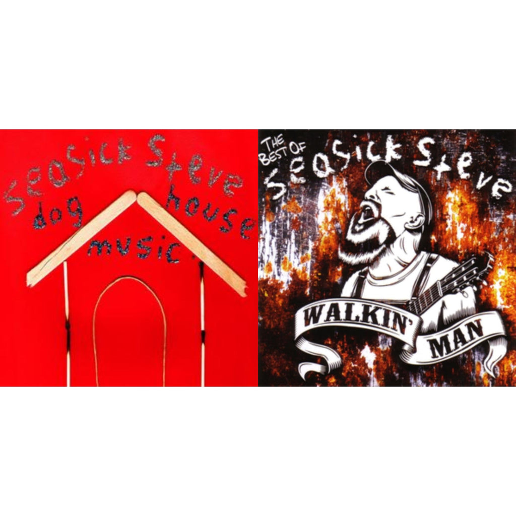 Seasick Steve - Dog House Music & Walkin' Man - CD Bundle