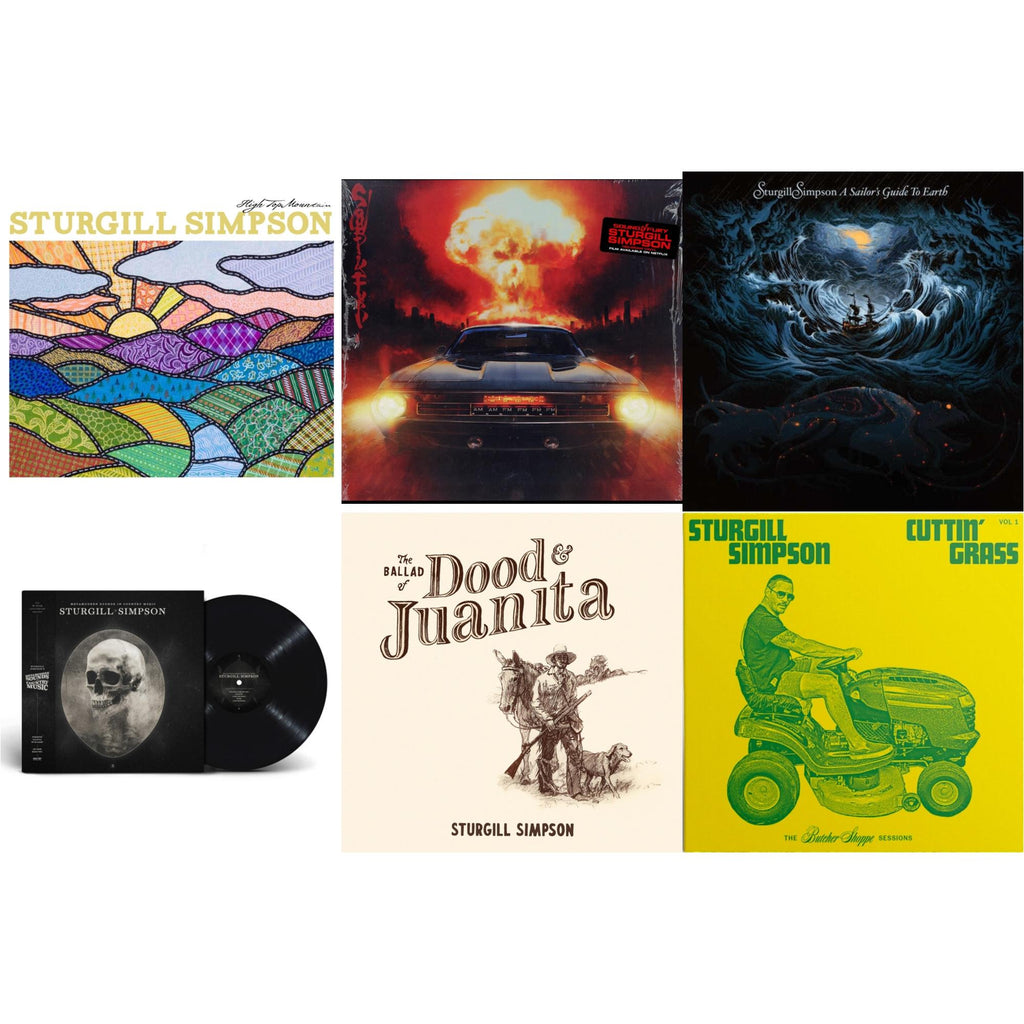 Sturgill Simpson - High Top Mountain & Sound & Fury & Sailor's Guide To Earth (180G/LP/CD) & Metamodern Sounds In Country Music 10 Year Anniversary Edition (180G) & Ballad Of Dood & Juanita & Cuttin' Grass (2LP)