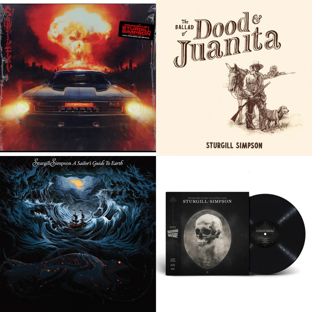 Sturgill Simpson - Sound & Fury & Sailor's Guide To Earth (Clear LP Vinyl) & Metamodern Sounds In Country Music 10 Year Anniversary Edition (180G) & Ballad Of Dood & Juanita