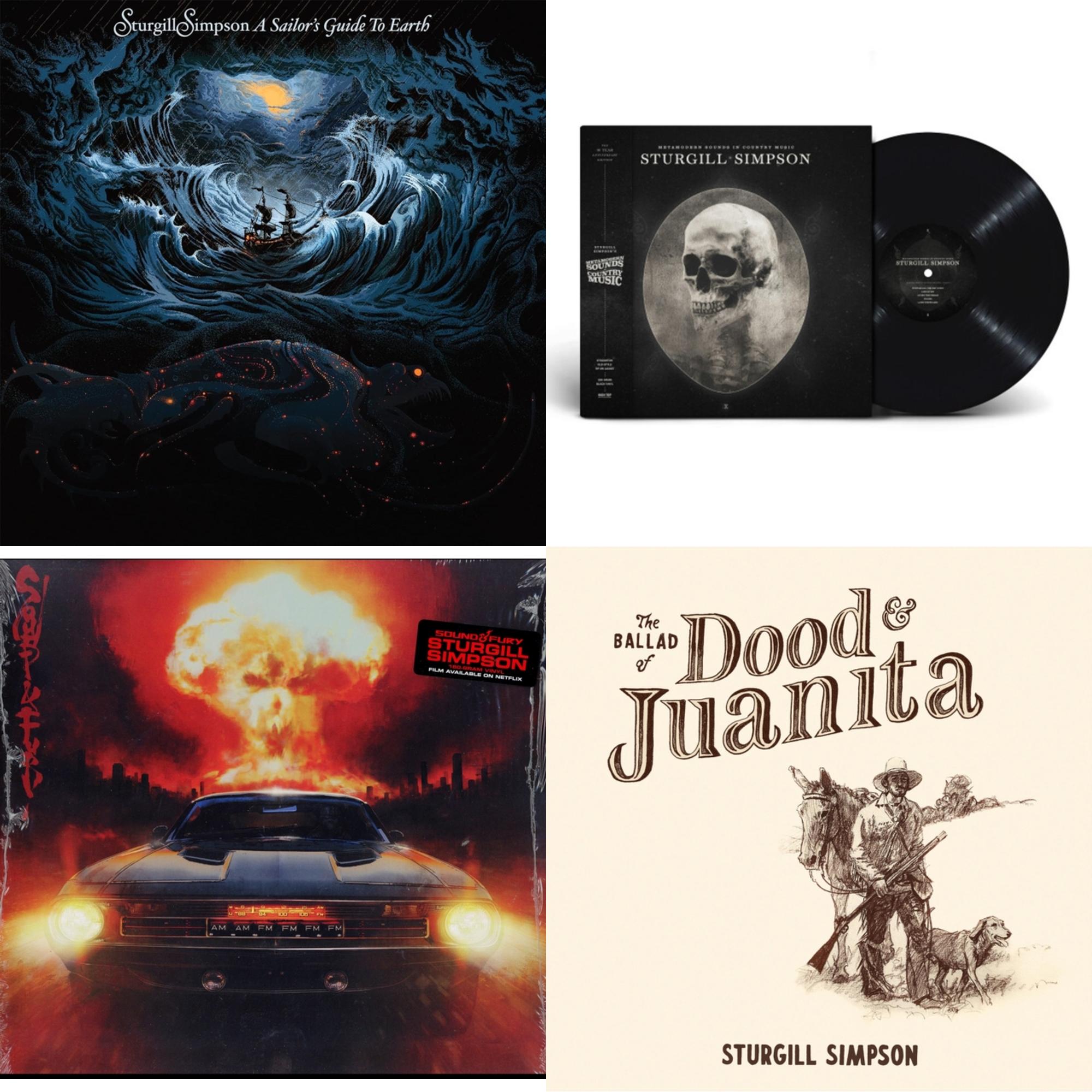 Sturgill Simpson - Sound & Fury & Sailor's Guide To Earth (Clear LP Vinyl) & Metamodern Sounds In Country Music 10 Year Anniversary Edition (180G) & Ballad Of Dood & Juanita