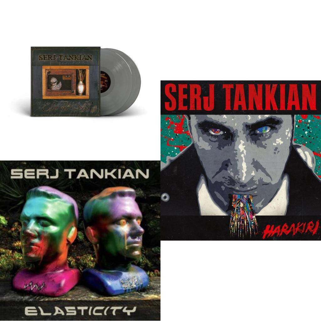 Serj Tankian - Harakiri (Transparent Red LP Vinyl) & Elect The Dead (2LP/Opaque Gray Vinyl) & Elasticity