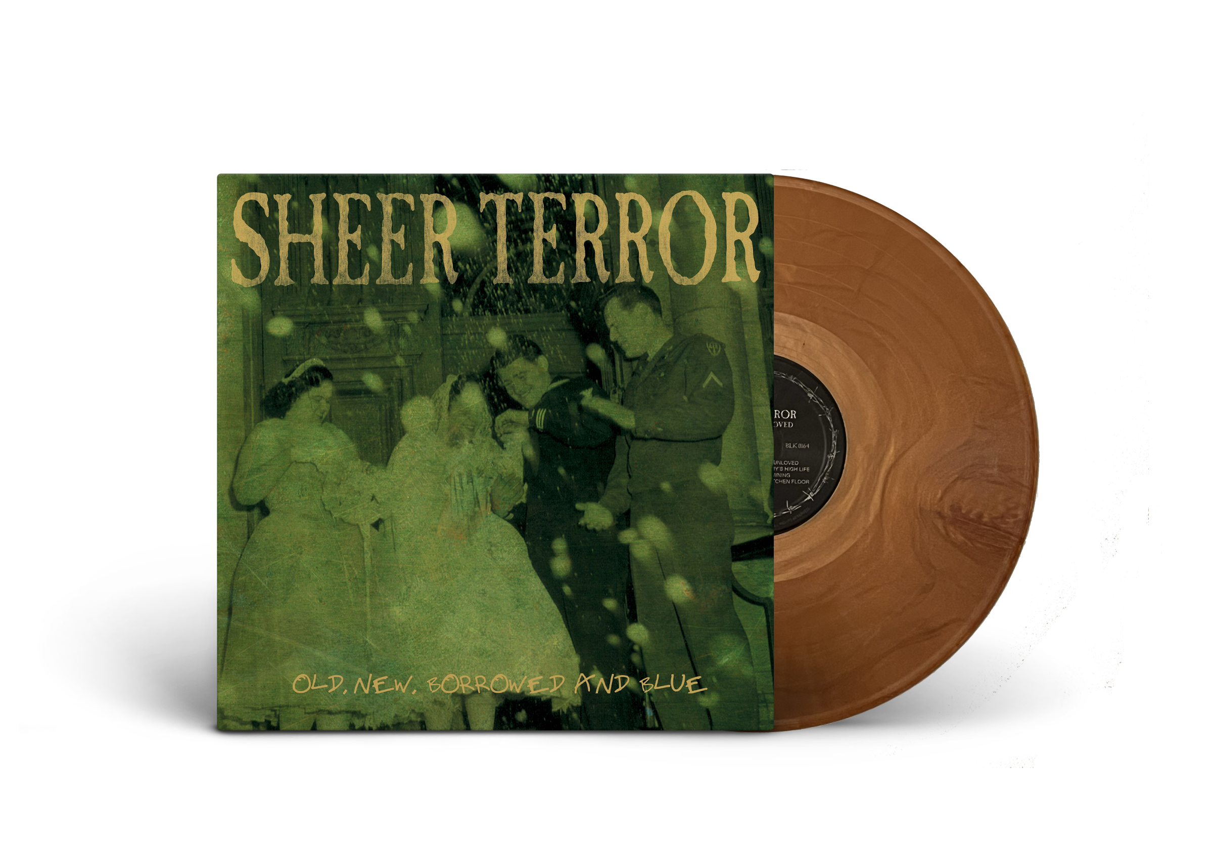 Sheer Terror - Old New Borrowed & Blue LP (Limited Edition – Only 200 Made, Gold Opaque Vinyl) - Vinyl Record