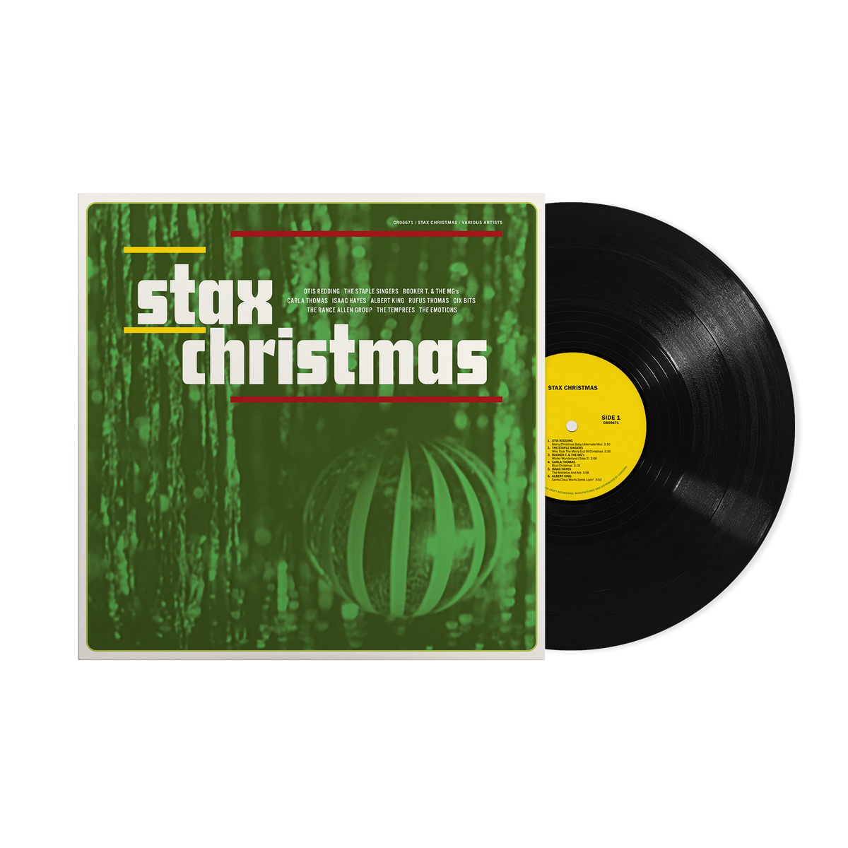 Stax Christmas - Black Vinyl Record