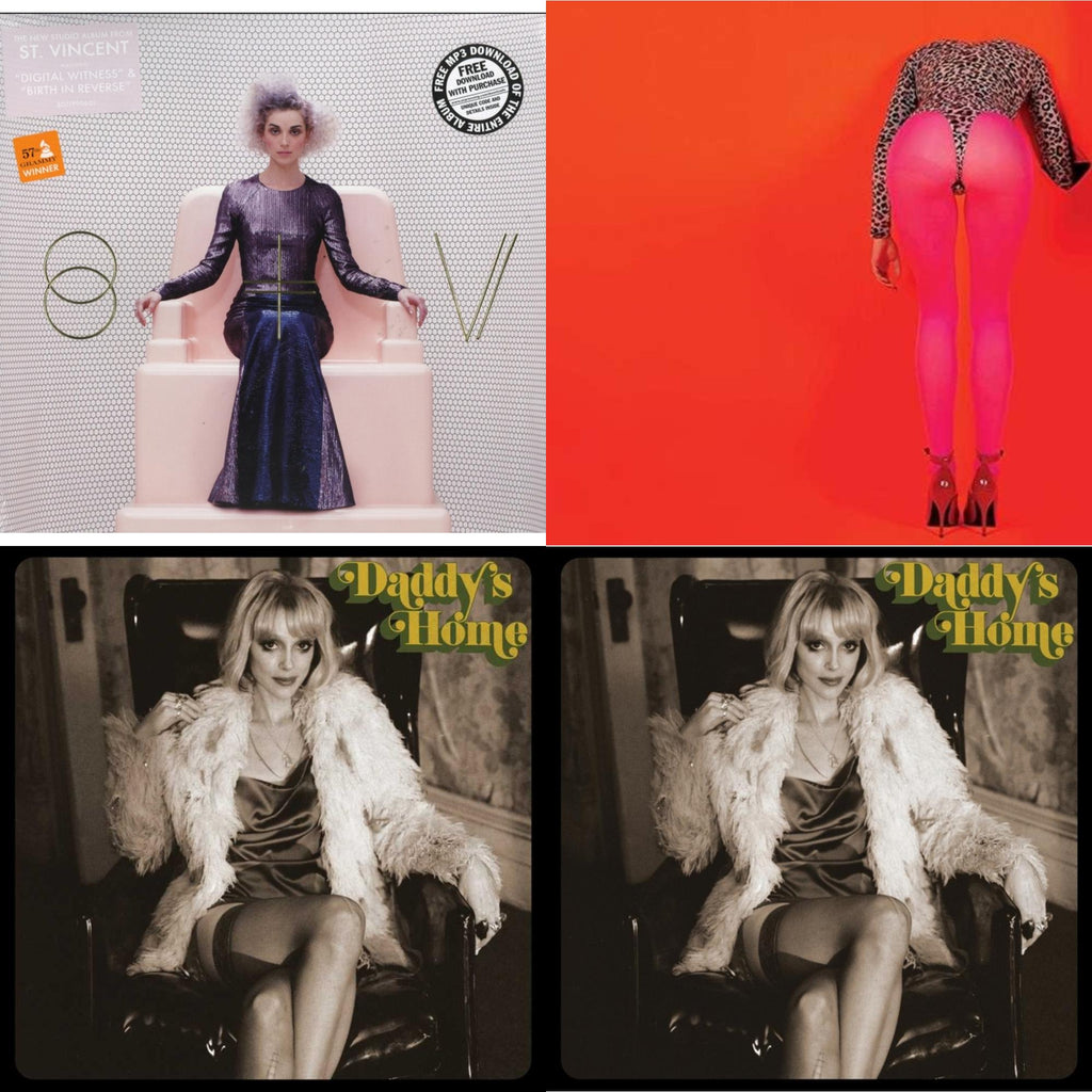 St Vincent & Masseduction (Pink LP) & Daddy's Home & Daddy's Home (Warm Gray LP Vinyl)
