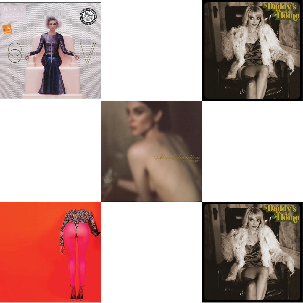 St Vincent & Masseduction (Pink LP) & Masseducation (LP) & Daddy's Home & Daddy's Home (Warm Gray LP Vinyl)