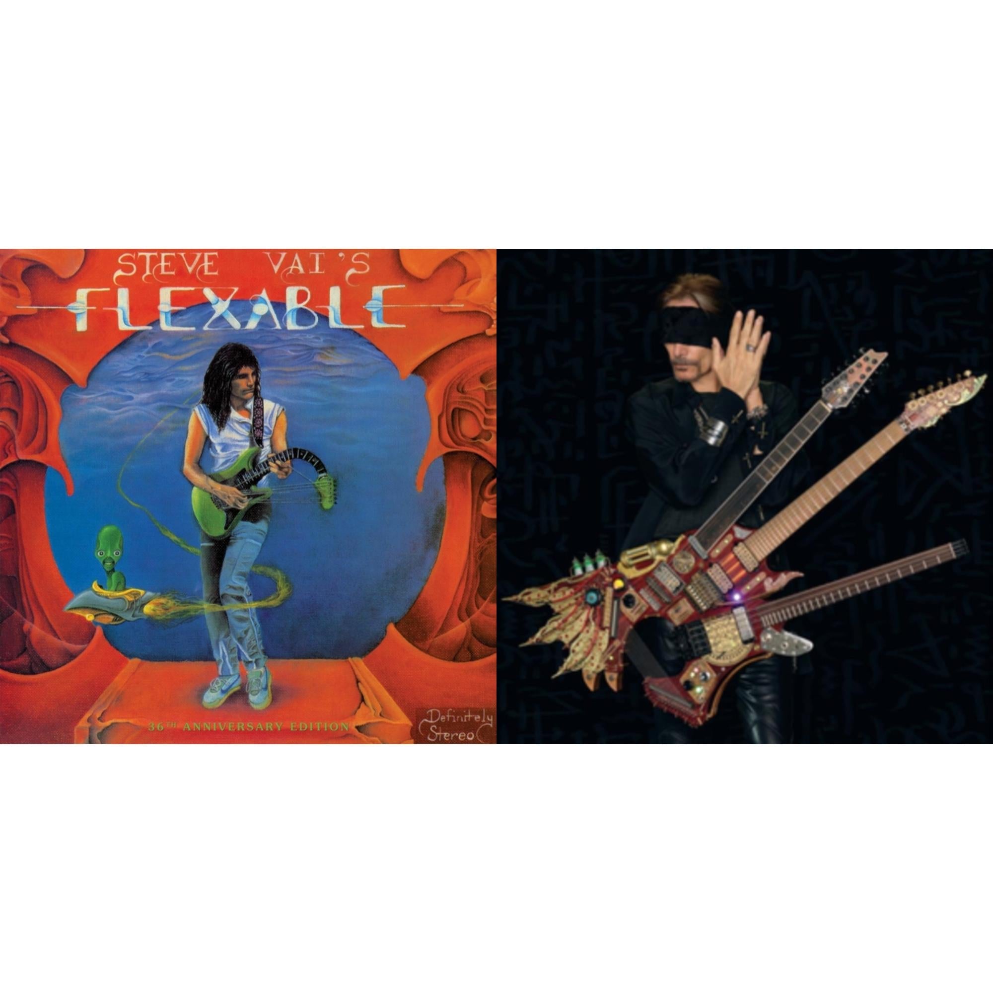 Steve Vai - Flex-Able (36Th Anniversary/180G) & Inviolate - LP Vinyl Bundle