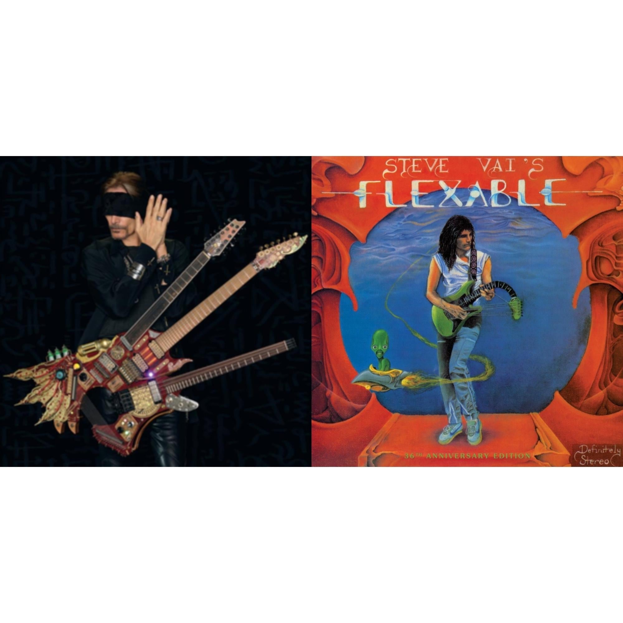 Steve Vai - Inviolate & Flex-Able (36Th Anniversary/180G) - LP Vinyl Bundle