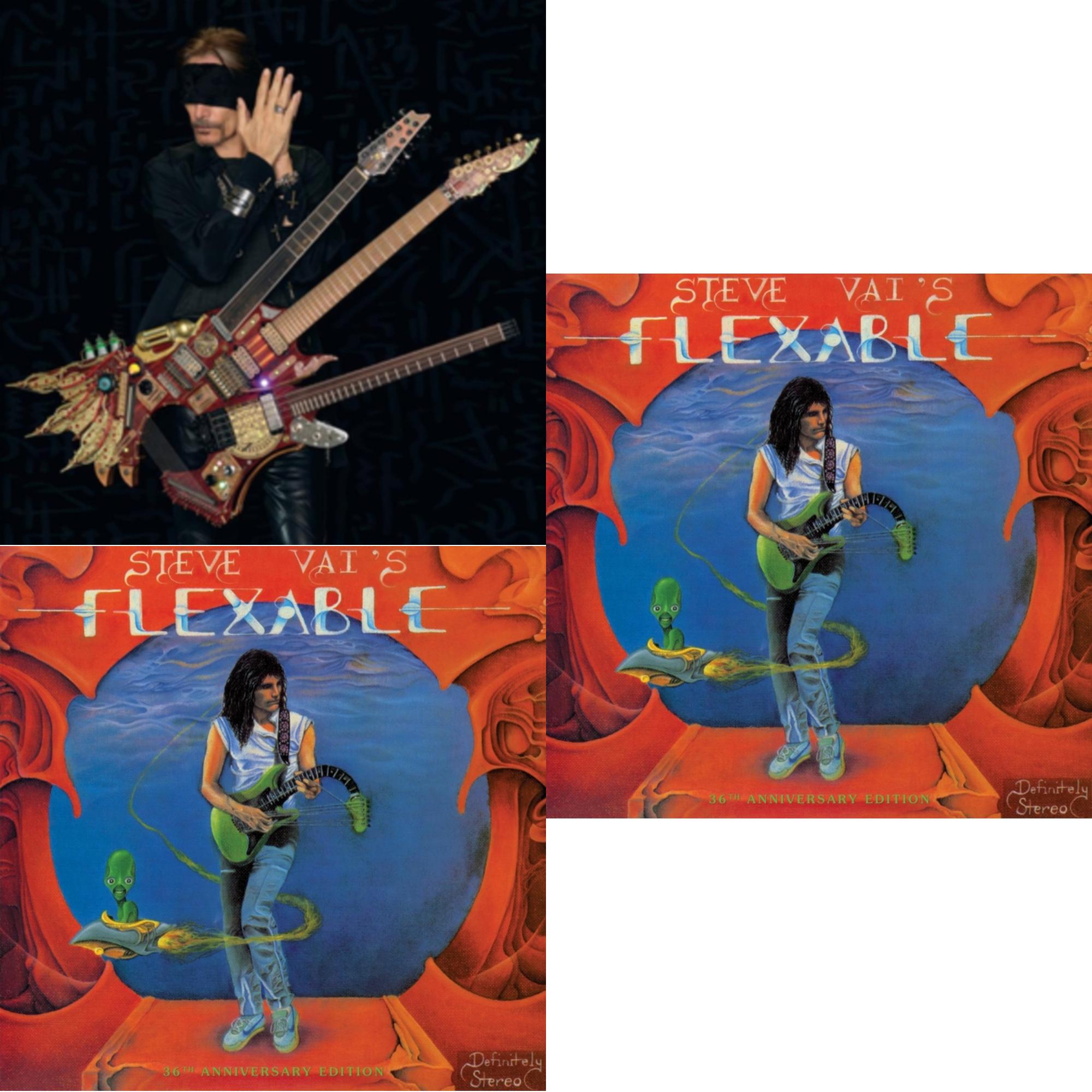 Steve Vai - Inviolate & Flex-Able (36Th Anniversary/Picture Disc) & Flex-Able (36Th Anniversary/Clear Disc LP Vinyl)
