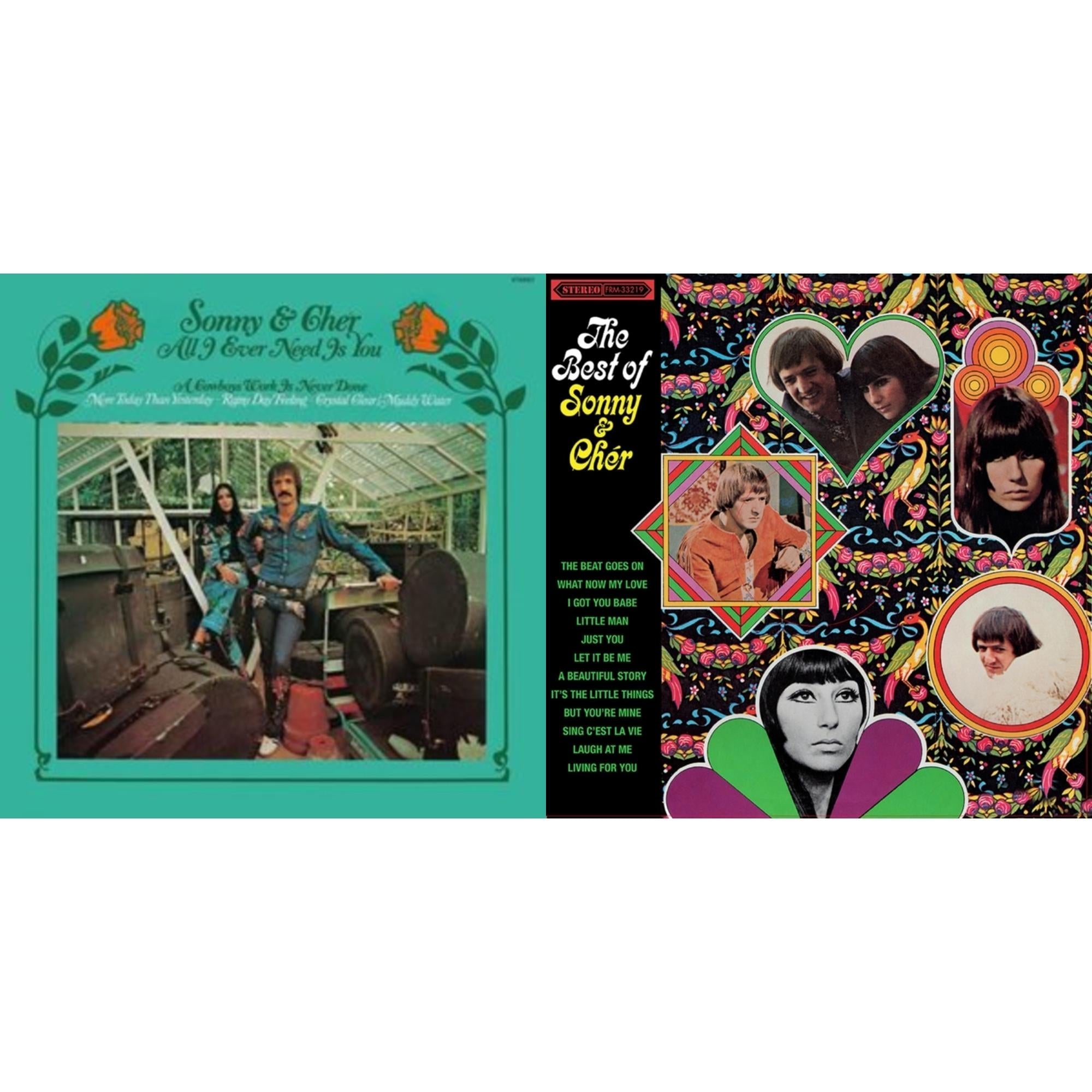 Sonny & Cher - All I Ever Need Is You & Best Of Sonny & Cher (Translucent Red LP Vinyl/Limited Anniversary Edition)