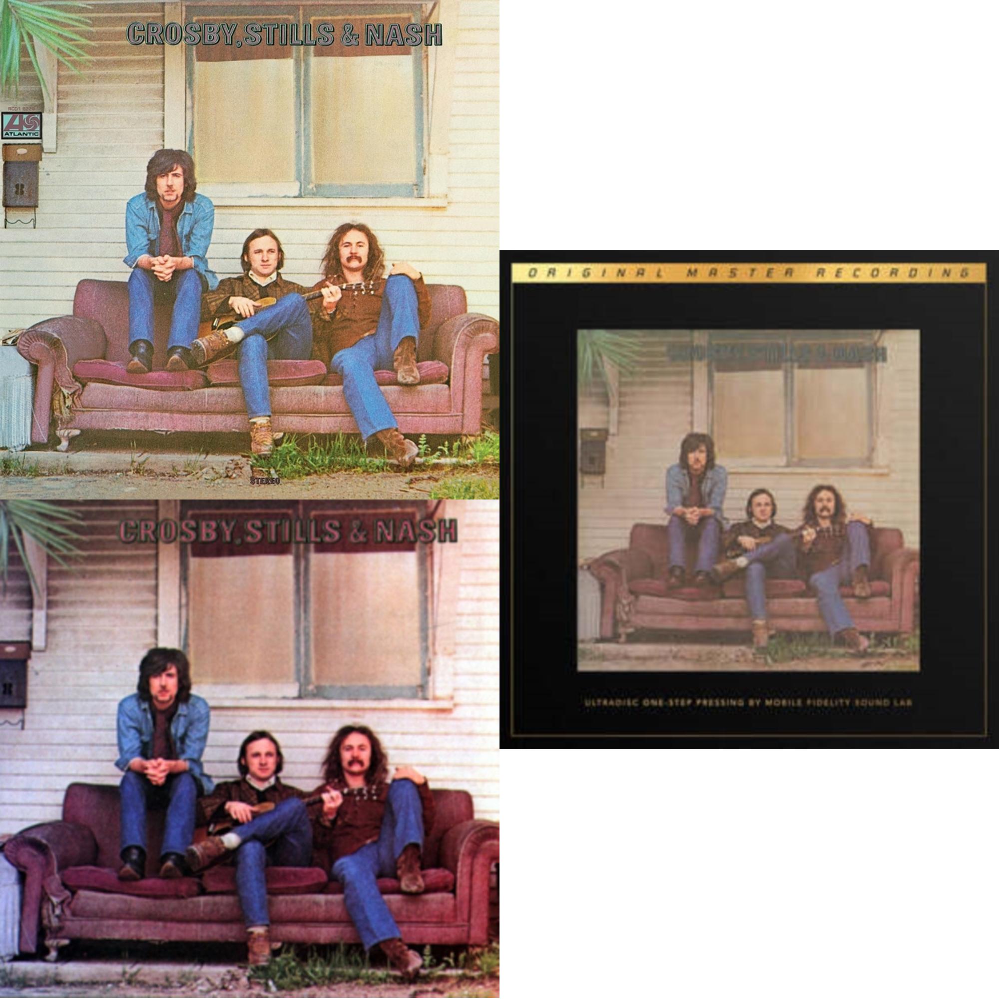 Stills & Nash Crosby - Crosby, Stills & Nash (180G) & Crosby, Stills & Nash (Clear LP Vinyl) & Crosby, Stills & Nash (2LP/180G/45RPM Supervinyl Ultradisc One-Step/Original Masters/Limited)