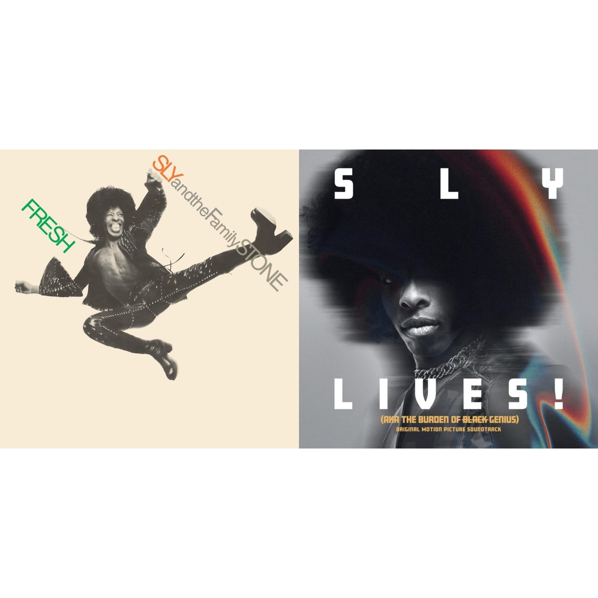 Fresh (Neon Orange LP Vinyl/50Th Anniversary) (Rsd Essential) & Sly Lives! (Aka The Burden Of Black Genius) (Ost/2LP)