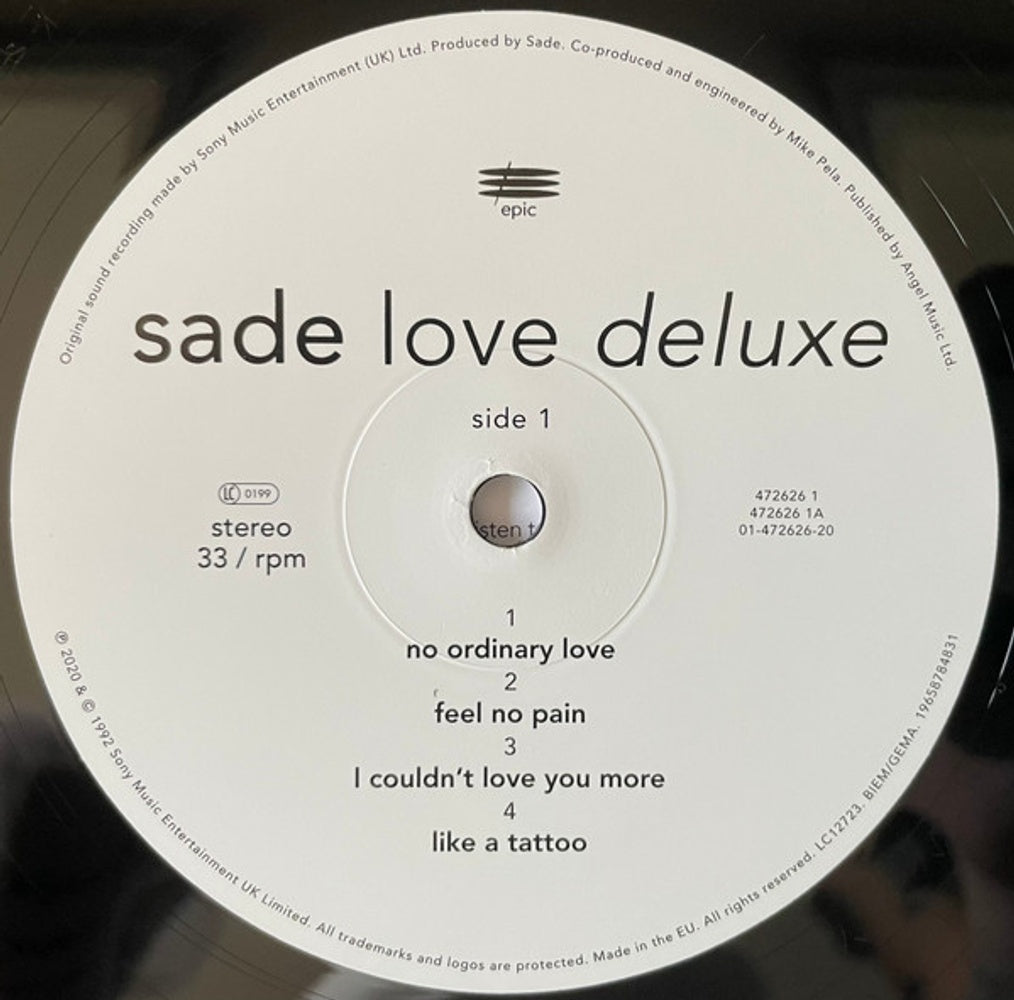 Sade – Love Deluxe (LP Vinyl) Vinyl Record