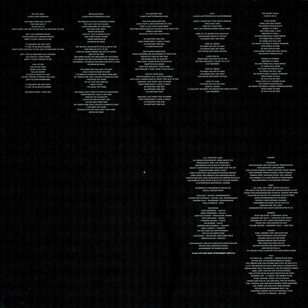 Sade – Soldier Of Love (LP Vinyl) Vinyl Record
