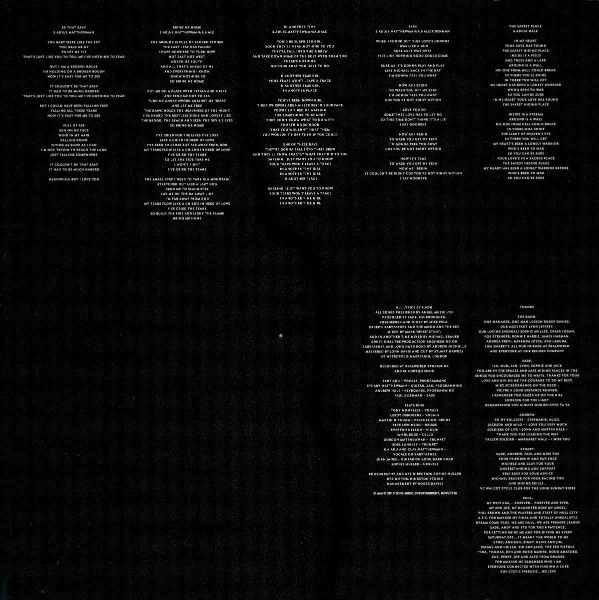 Sade – Soldier Of Love (LP Vinyl) Vinyl Record