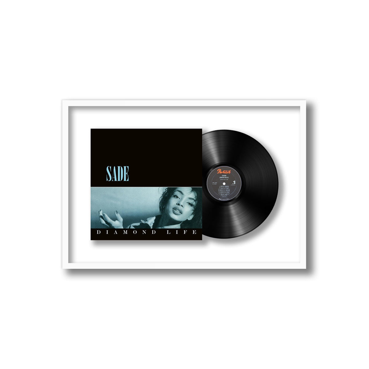 Sade - Diamond Life - Framed Vinyl Record