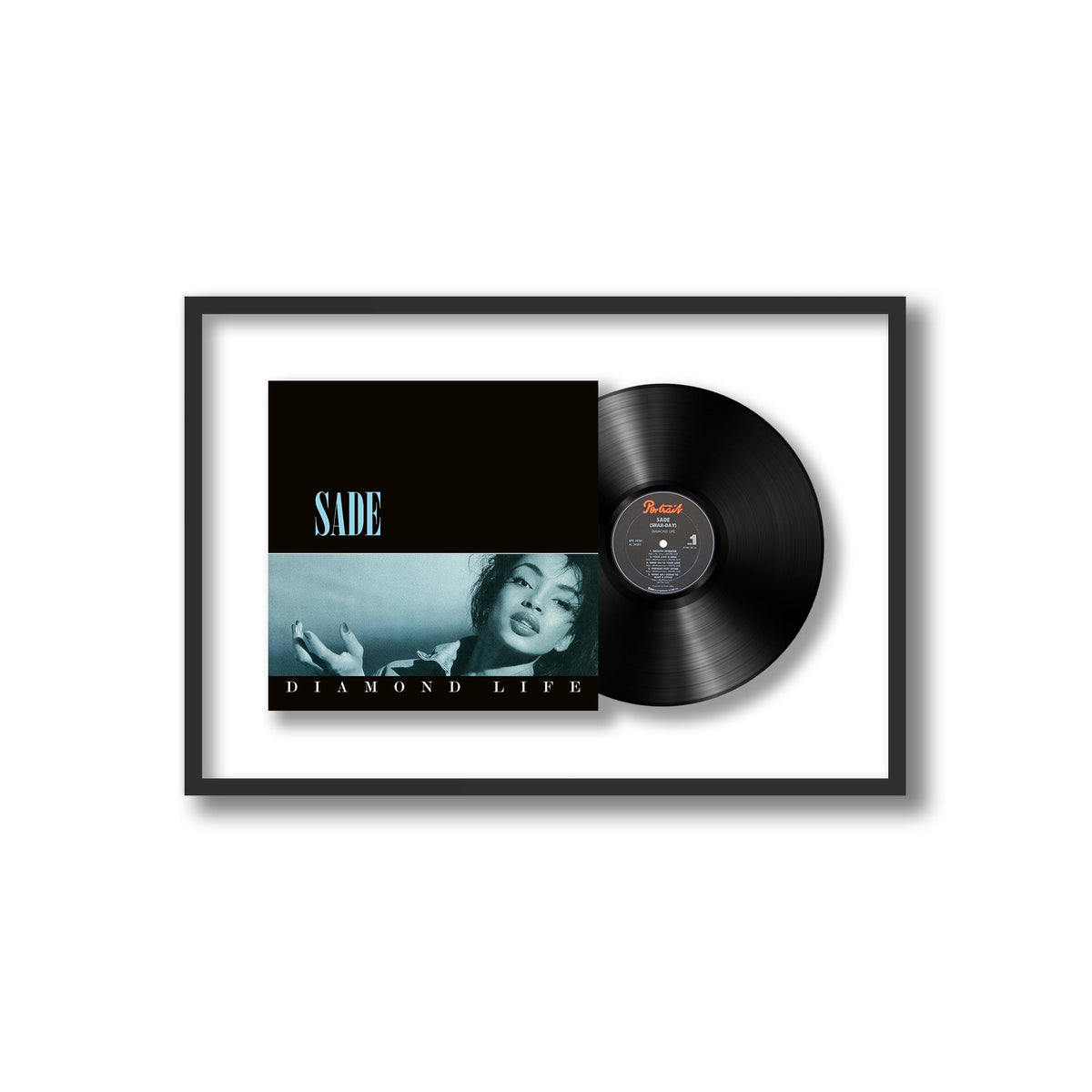 Sade - Diamond Life - Framed Vinyl Record