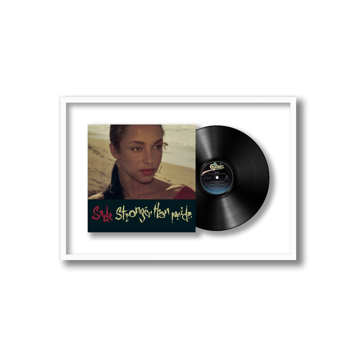 Sade - Stronger Than Pride - Framed Vinyl Record