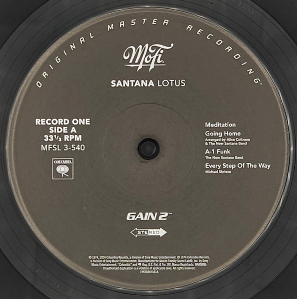 Santana – Lotus (Mobile Fidelity 3-LP Vinyl) Vinyl Record