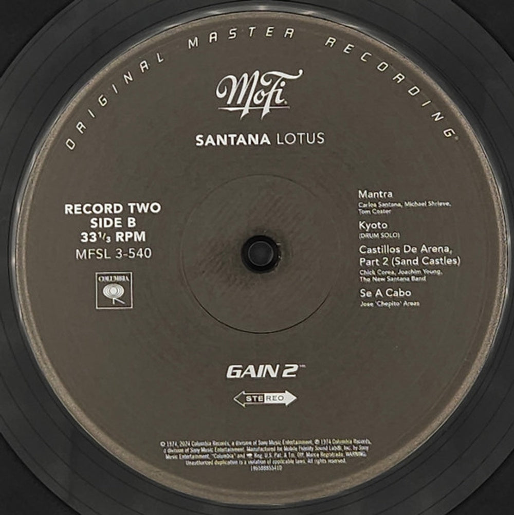 Santana – Lotus (Mobile Fidelity 3-LP Vinyl) Vinyl Record