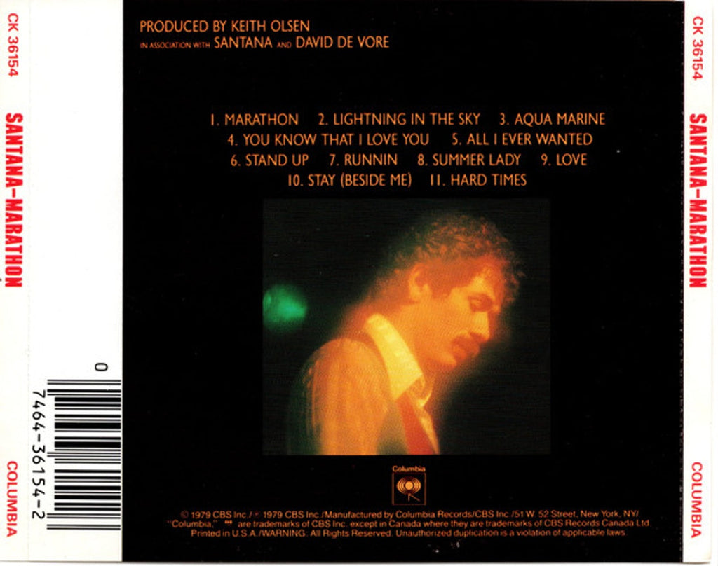 Santana – Marathon Music CD