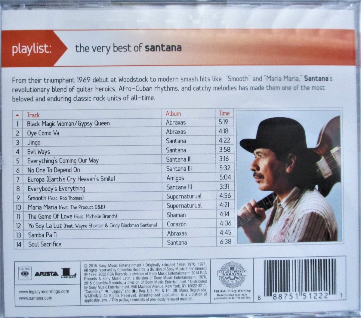 Santana – Playlist: The Very Best Of Music CD