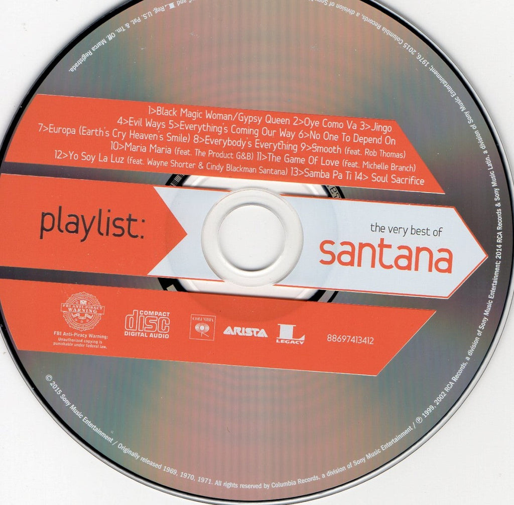 Santana – Playlist: The Very Best Of Music CD
