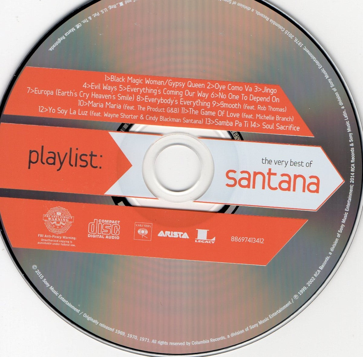 Santana – Playlist: The Very Best Of Music CD