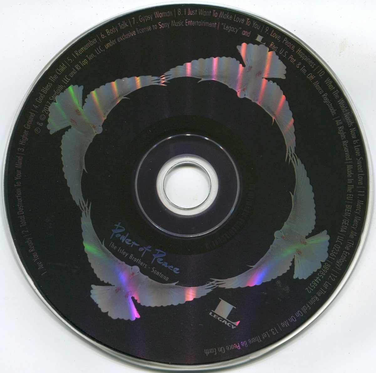 Santana – Power Of Peace Music CD
