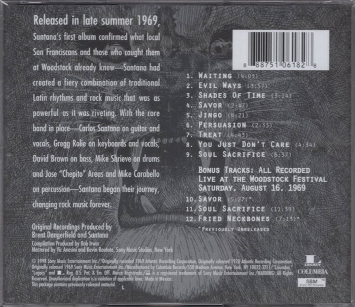 Santana – Santana (2-CD) Music CD