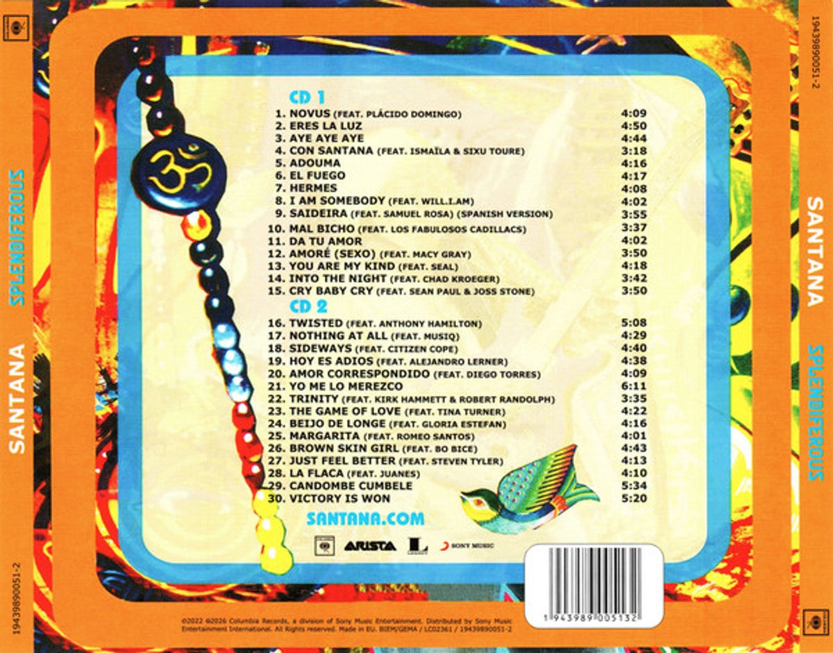 Santana – Splendiferous (RSD 2022 2-LP Vinyl) Vinyl Record