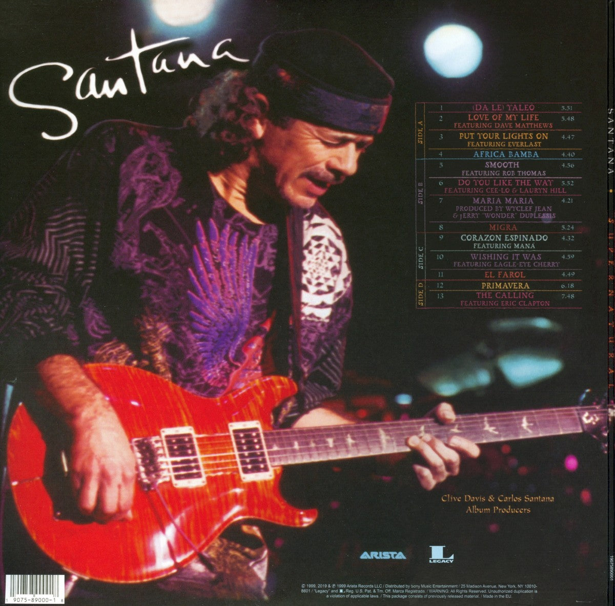 Santana – Supernatural (2-LP Vinyl) Vinyl Record