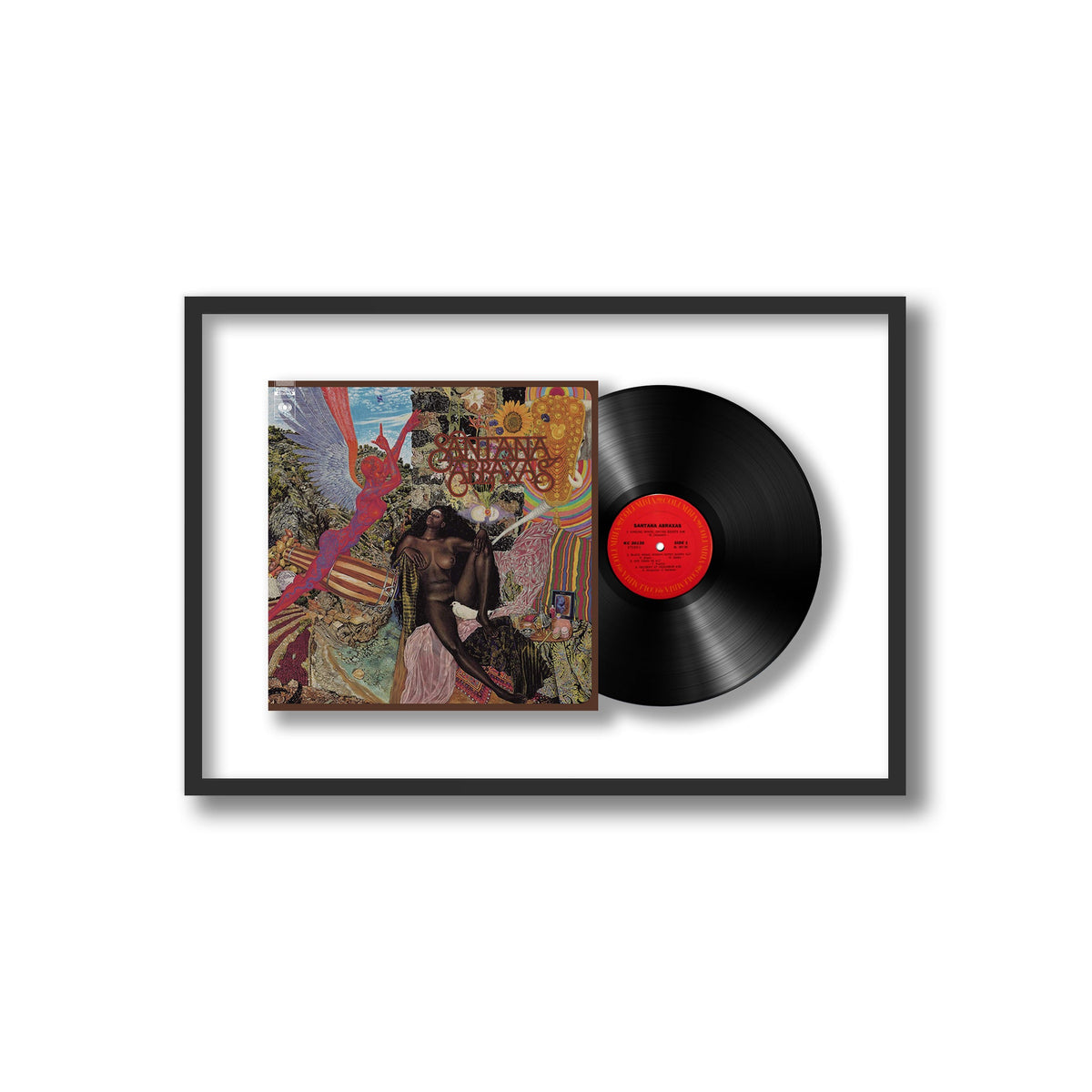 Santana - Abraxas - Framed Vinyl Record