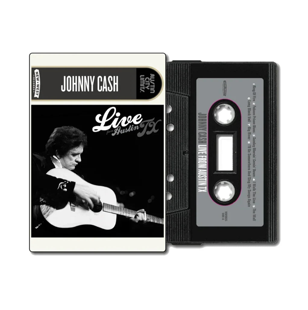 Johnny Cash – Live From Austin, TX Music Cassette Tape