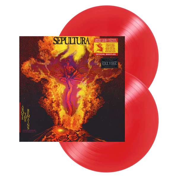 Above The Remains - Live '89 (Limited Edition, Red Vinyl, Rocktober 2018 Exclusive) Vinyl Record