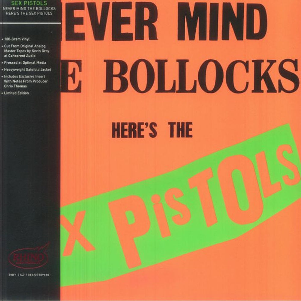 Sex Pistols – Never Mind The Bollocks (LP Vinyl) Vinyl Record