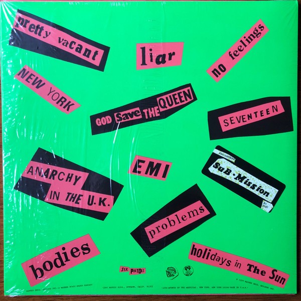 Sex Pistols – Never Mind The Bollocks (LP Vinyl) Vinyl Record