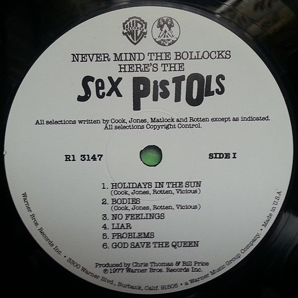 Sex Pistols – Never Mind The Bollocks (LP Vinyl) Vinyl Record