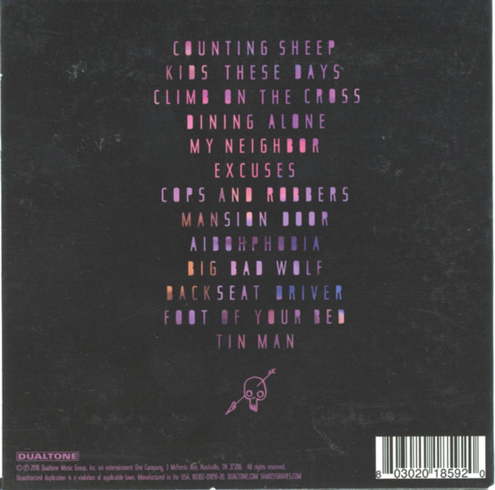 Shakey Graves – Can't Wake Up Music CD