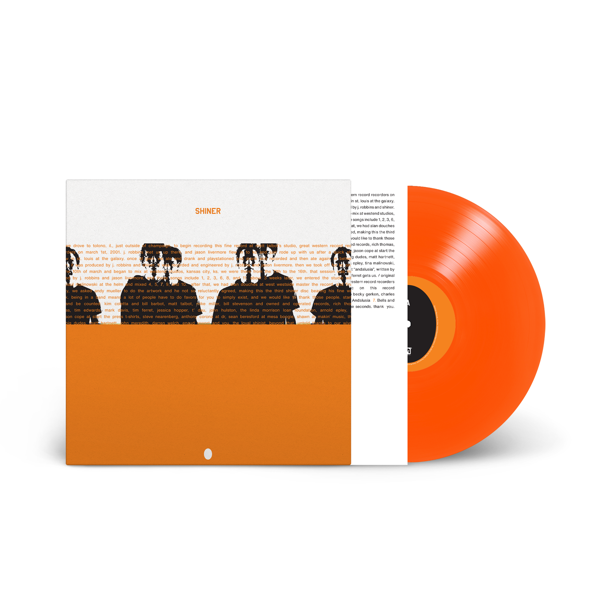 Shiner ‘The Egg’ LP (Limited Edition – Only 300 Made, Transparent Orange Vinyl) Vinyl Record