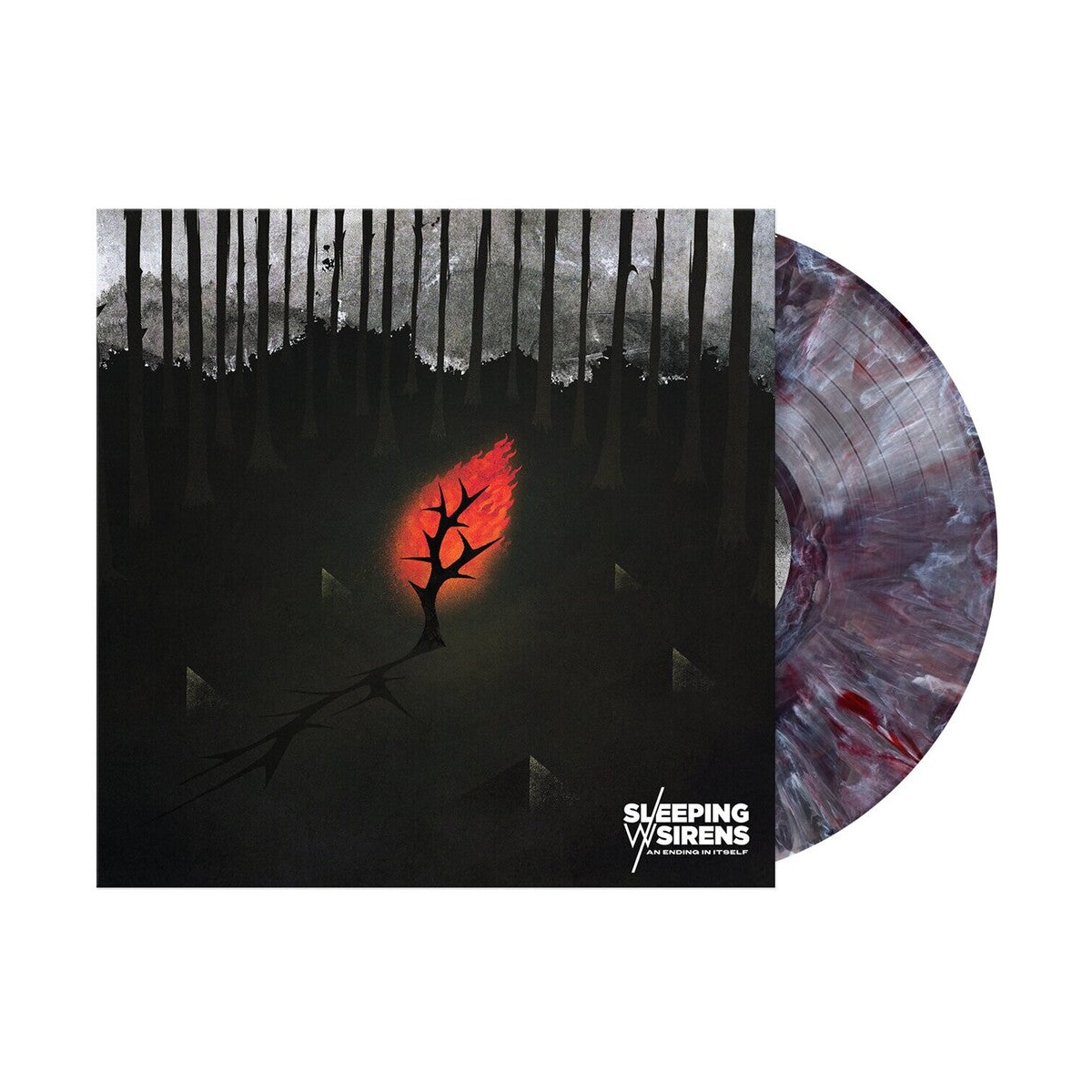 Sleeping With Sirens – An Ending In Itself (LP Red, White, and Red Swirl Vinyl) Vinyl Record