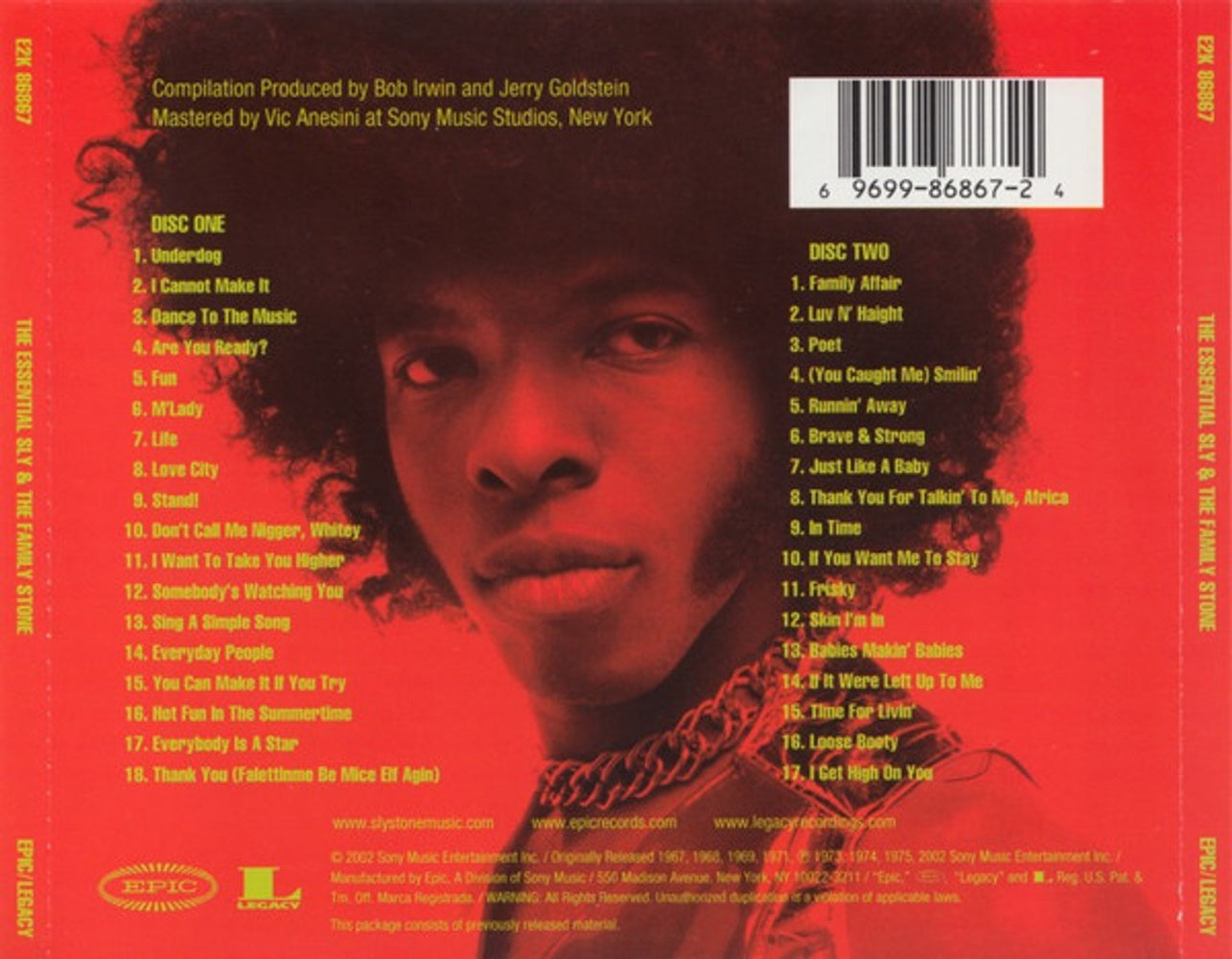 Sly & The Family Stone – Essential Sly & Family Stone (2-CD) Music CD