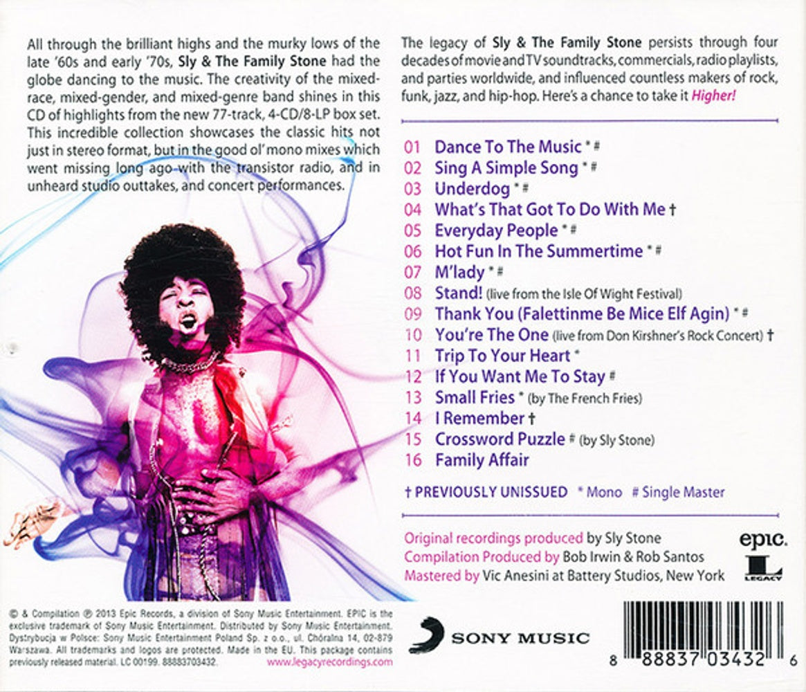 Sly & The Family Stone – Higher!(Highlights CD) Music CD