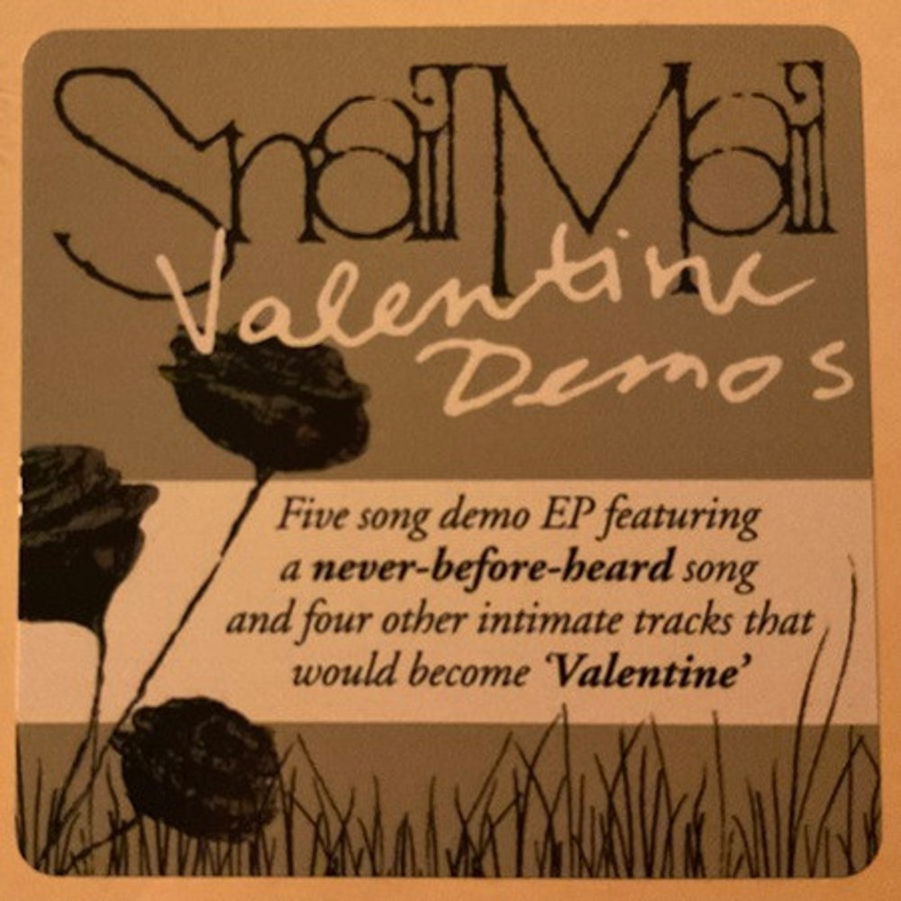 Snail Mail – Valentine Demos (LP Vinyl) Vinyl Record