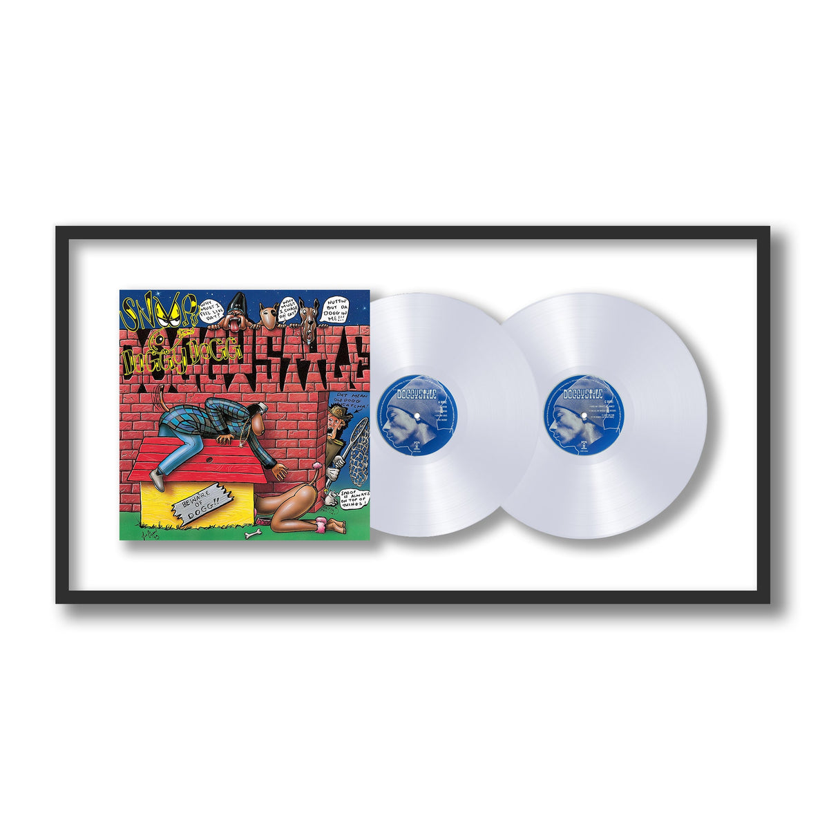 Snoop Dogg - Doggystyle Limited Edition Clear Vinyl - Framed Vinyl Record