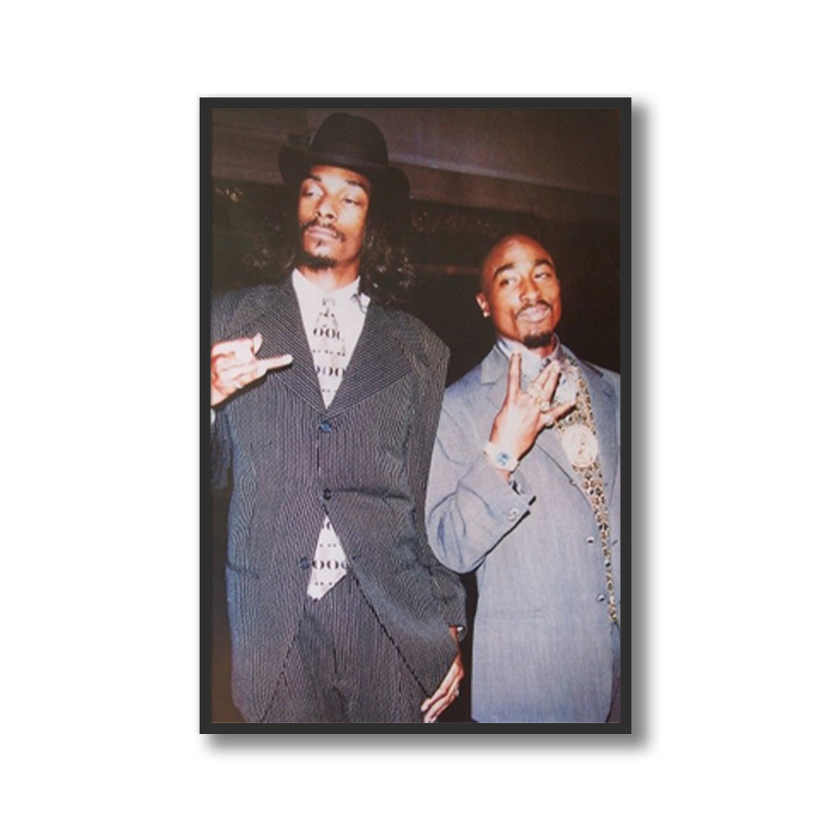 Snoop Dogg & Tupac Framed Poster